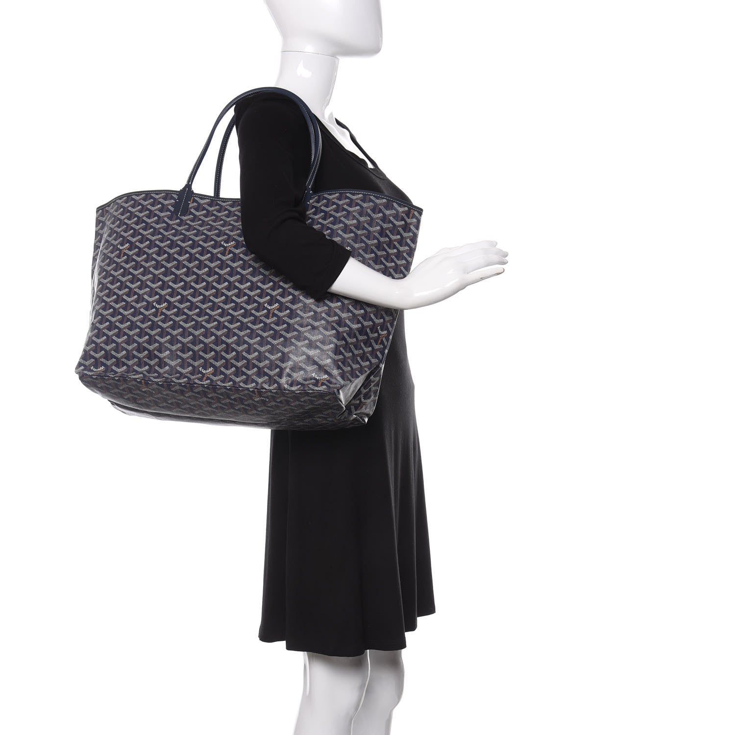 Goyard Goyardine Saint Louis GM Navy 2 of 8