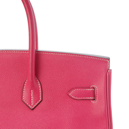 Hermes Epsom Birkin 35 Rose Tyrien 27 of 36