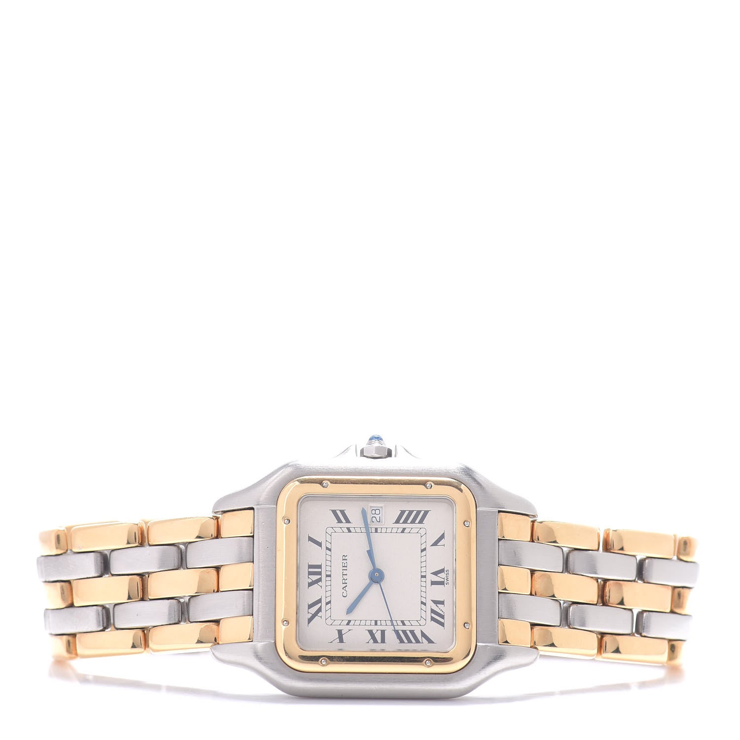 Cartier Stainless Steel 18K Yellow Gold 29mm Panthere Quartz Watch 2 of 4
