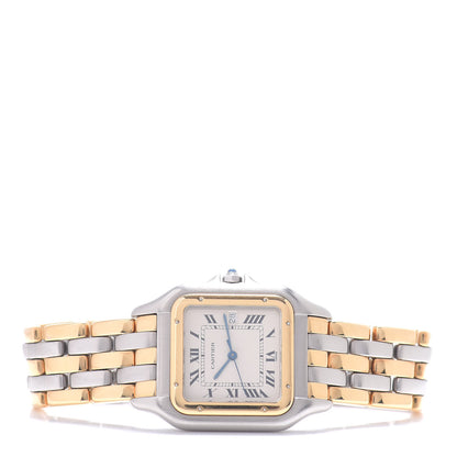 Cartier Stainless Steel 18K Yellow Gold 29mm Panthere Quartz Watch 2 of 4