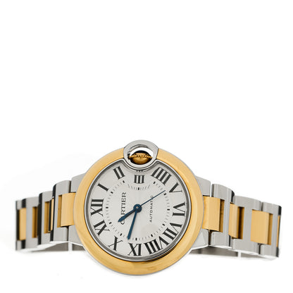 Cartier Stainless Steel 18K Yellow Gold 33mm Ballon Bleu De Cartier Automatic Watch 2 of 5