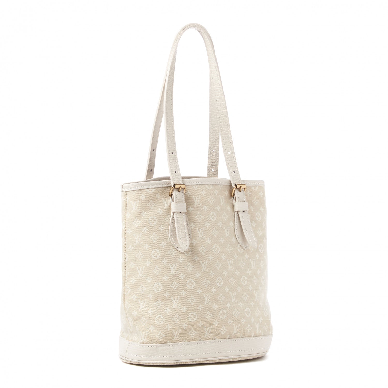 Louis Vuitton Mini Lin Monogram Bucket Bag Dune 2 of 7