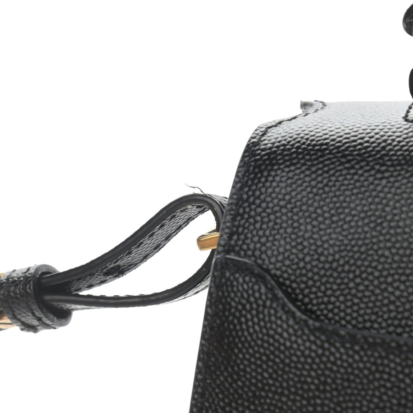 Grain de Poudre Mini Classic Monogram Cassandra Top Handle Black
