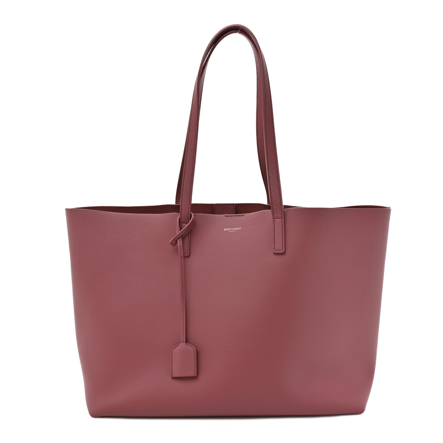 Saint Laurent Calfskin Large Shopping Tote Mystic Rose 1 of 14