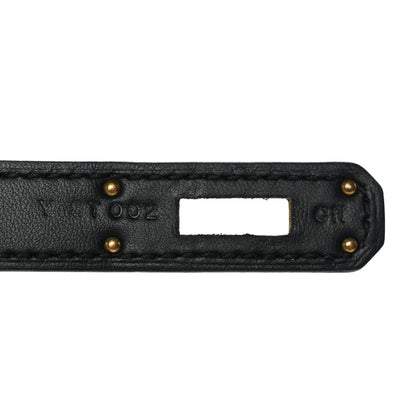 Hermes Swift Kelly Cut Clutch Pochette Black 7 of 12
