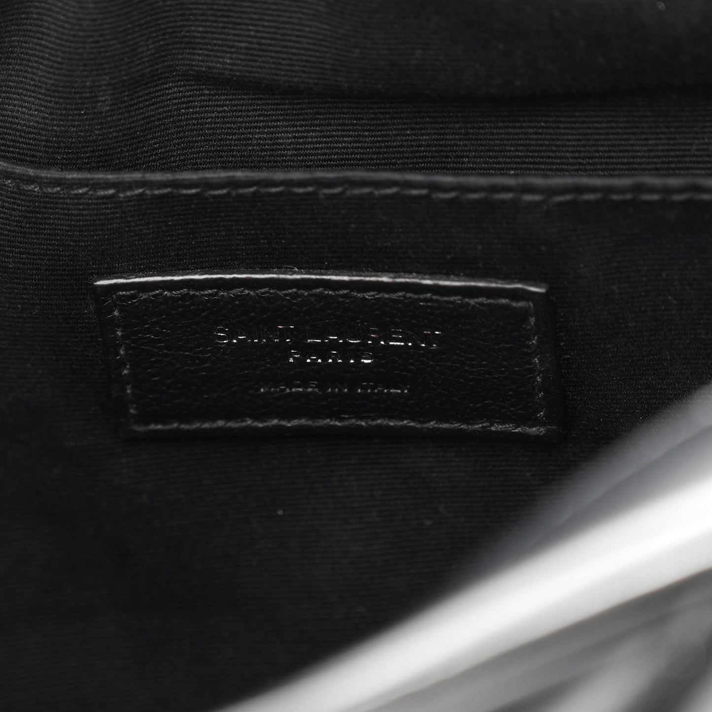 Calfskin Matelasse Monogram Monochrome Lou Camera Bag Black