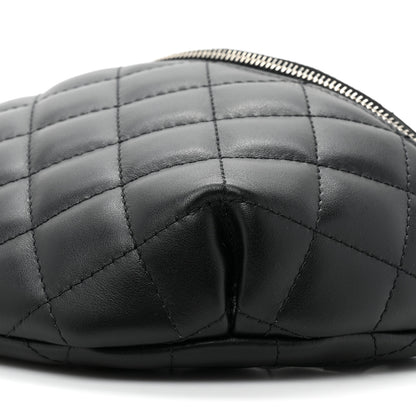 Chanel Calfskin Quilted Waist Belt Bag Black 8 of 11