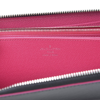 Louis Vuitton Epi Zippy Wallet Black Hot Pink 6 of 7