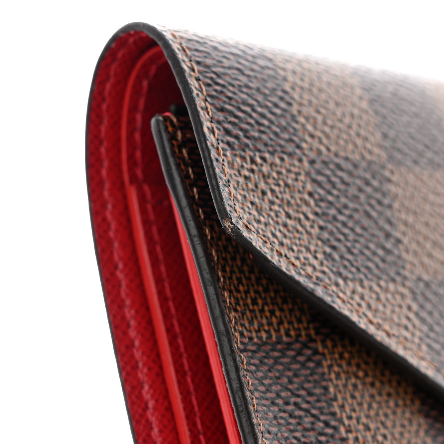 Louis Vuitton Damier Ebene Victorine Wallet Cherry 8 of 8