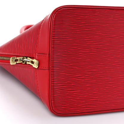 Louis Vuitton Epi Alma PM Castillan Red 7 of 9