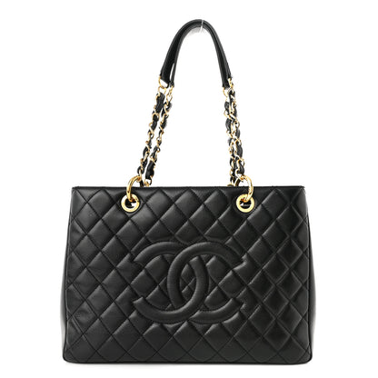 Chanel Caviar Quilted Grand Shopping Tote GST Black 1 of 11