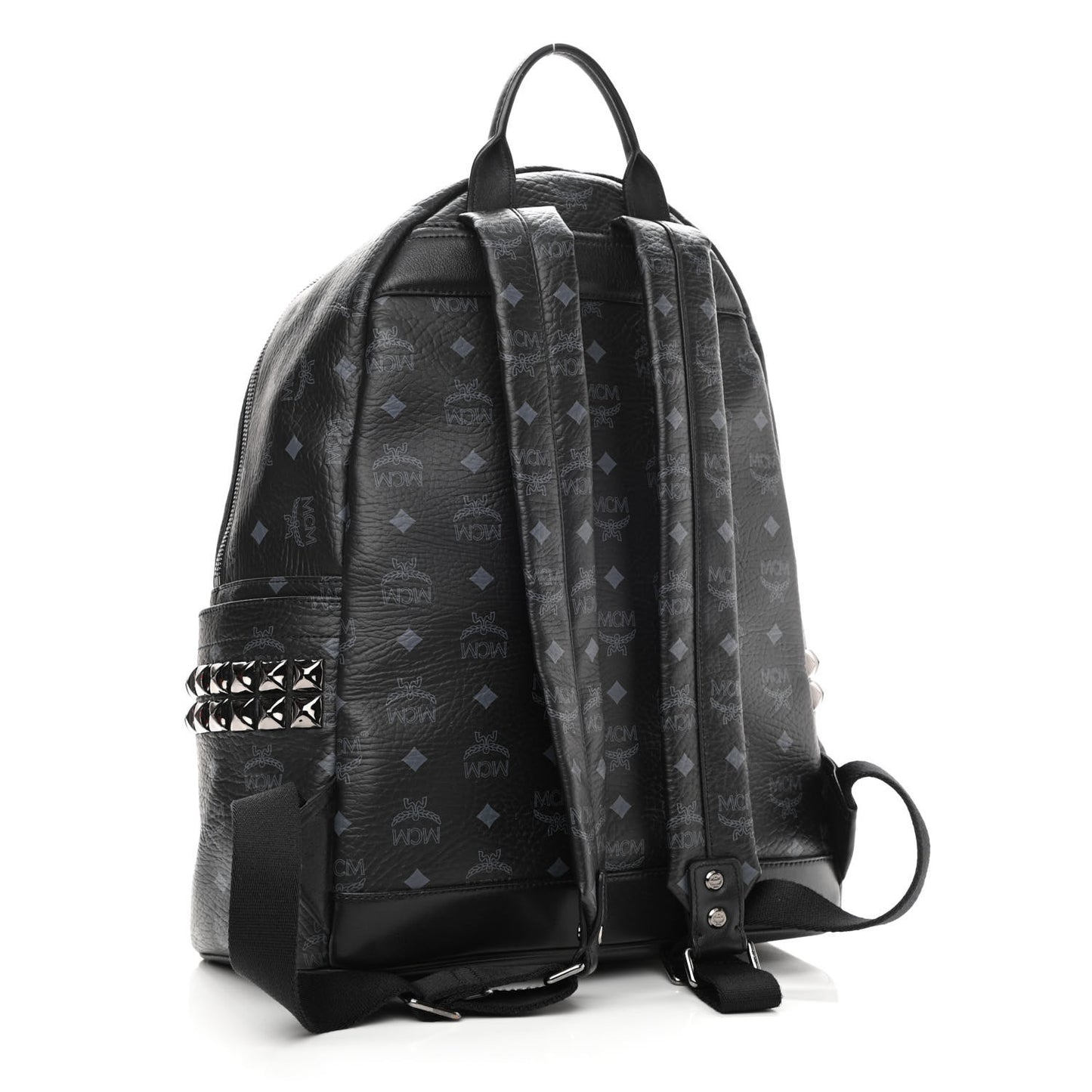 Visetos Medium Side Studs Stark Backpack Black
