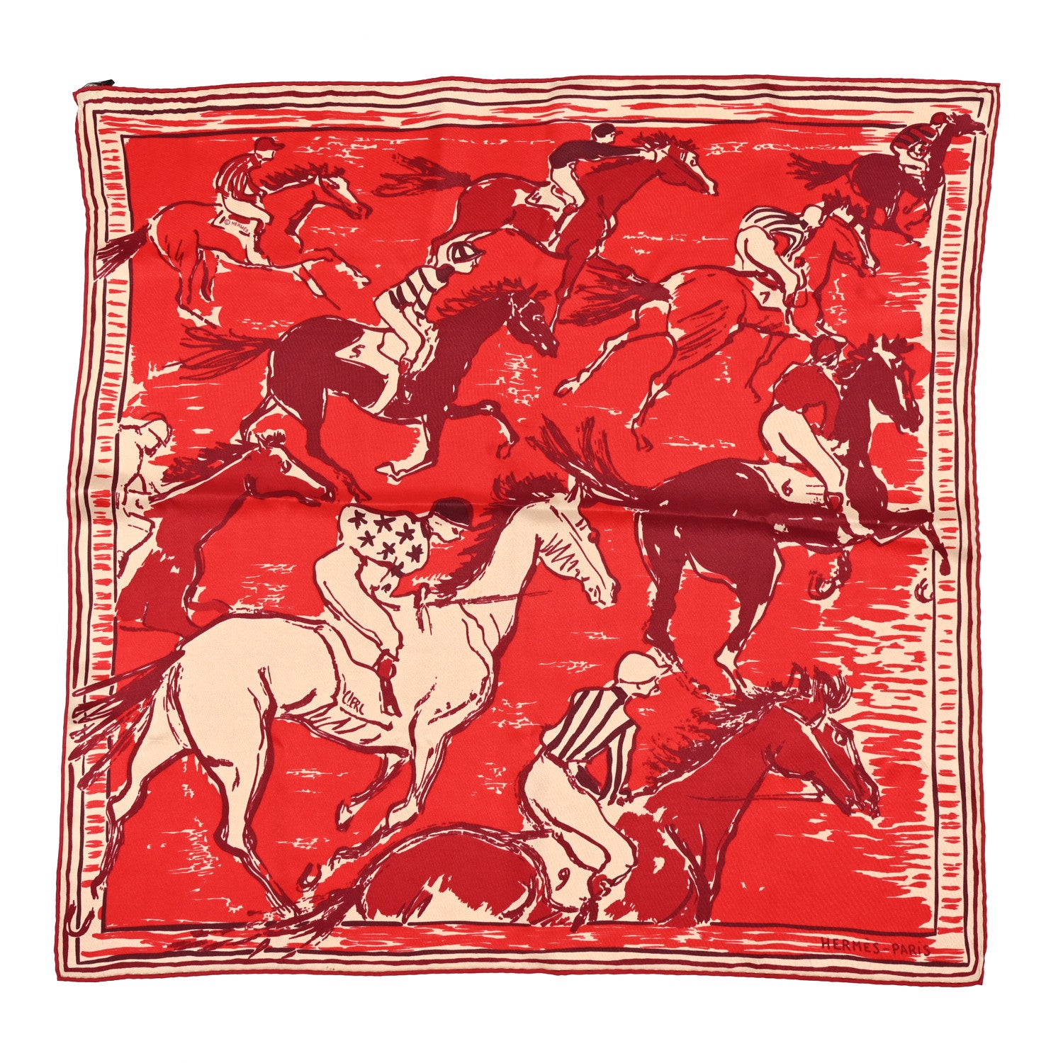 Hermes Silk Finish Scarf 70 1 of 7