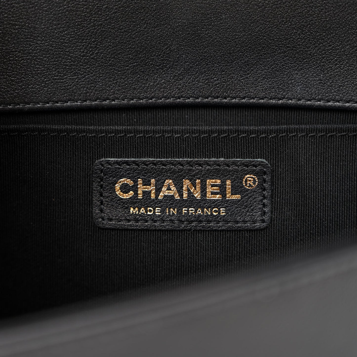 Calfskin Quilted Medium Boy Flap Black