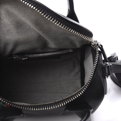 Alexander Wang Pebbled Lambskin Rose Printed Mini Rockie Black Silver Hardware 7 of 8