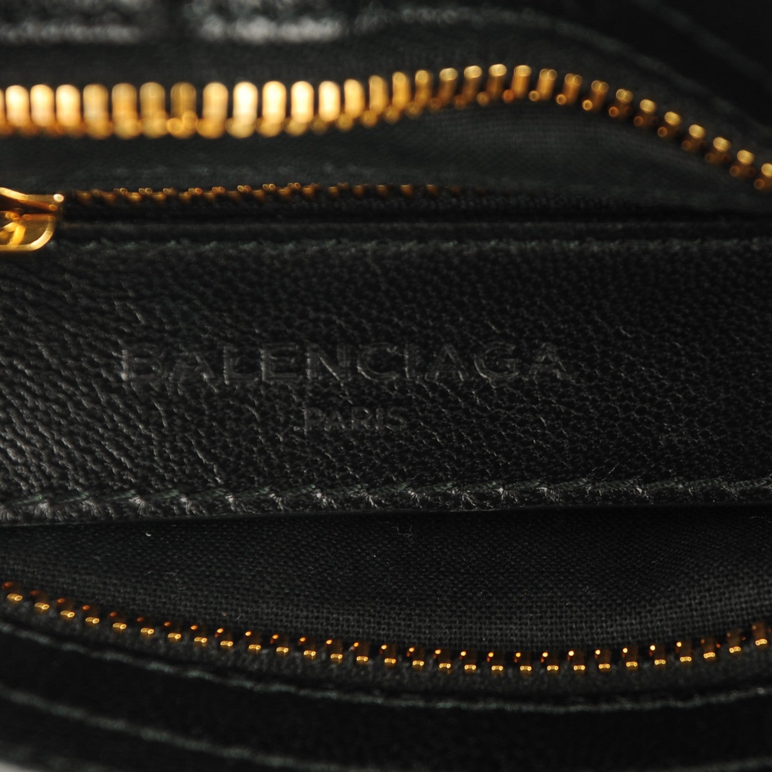 Balenciaga Chevre Gold Metallic Edge Hardware Mini City Black 6 of 7