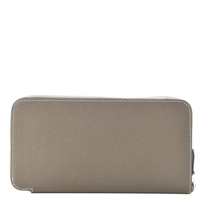 Hermes Epsom Silk'in Wallet Etoupe 1 of 8