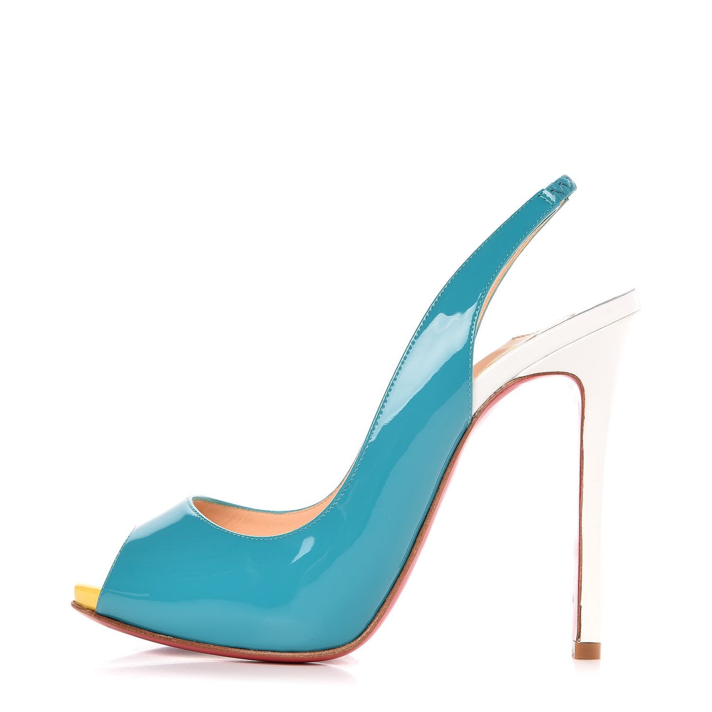 Patent Flo Sling 120 Pumps 36.5 Caraibes Canari