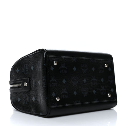 MCM Visetos Small Boston Bag Black 5 of 14