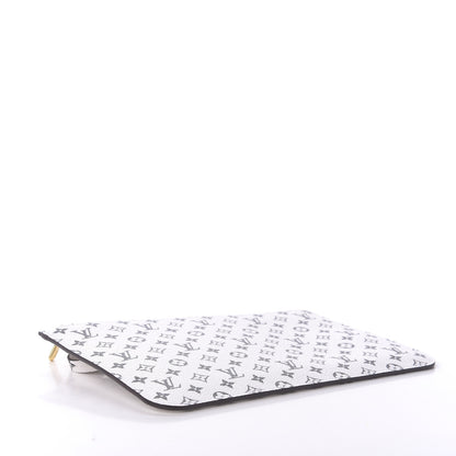 Louis Vuitton Monogram Giant Neverfull MM GM Pochette White 4 of 8