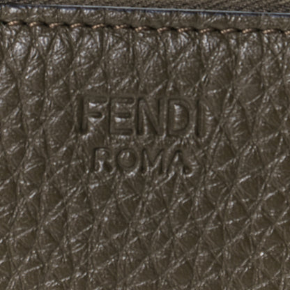 Fendi Cuoio Romano Vitello Grace Key Case Pouch Wood Avocado 7 of 8