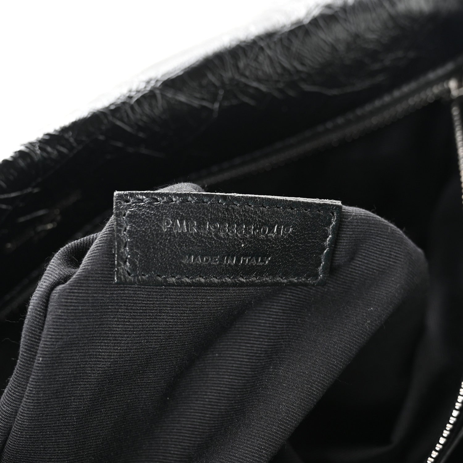 Saint Laurent Crinkled Calfskin Matelasse Monogram Large Niki Chain Satchel Black 7 of 10