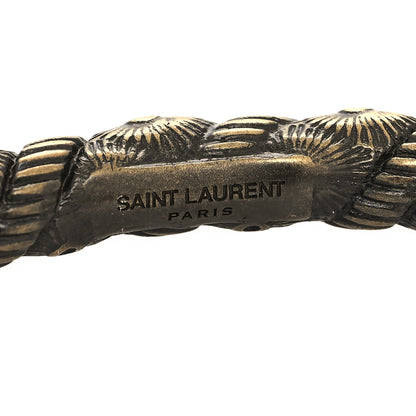 Saint Laurent Twist Bangle Bracelet Brass 4 of 4