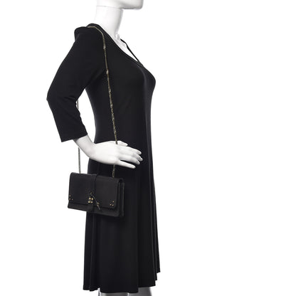 Chloe Calfskin Aurore Wallet on Chain Black 2 of 10