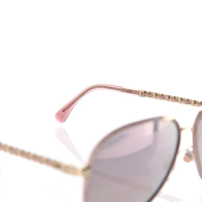 Chanel Pilot Winter Sunglasses 4219-Q Light Pink 6 of 7