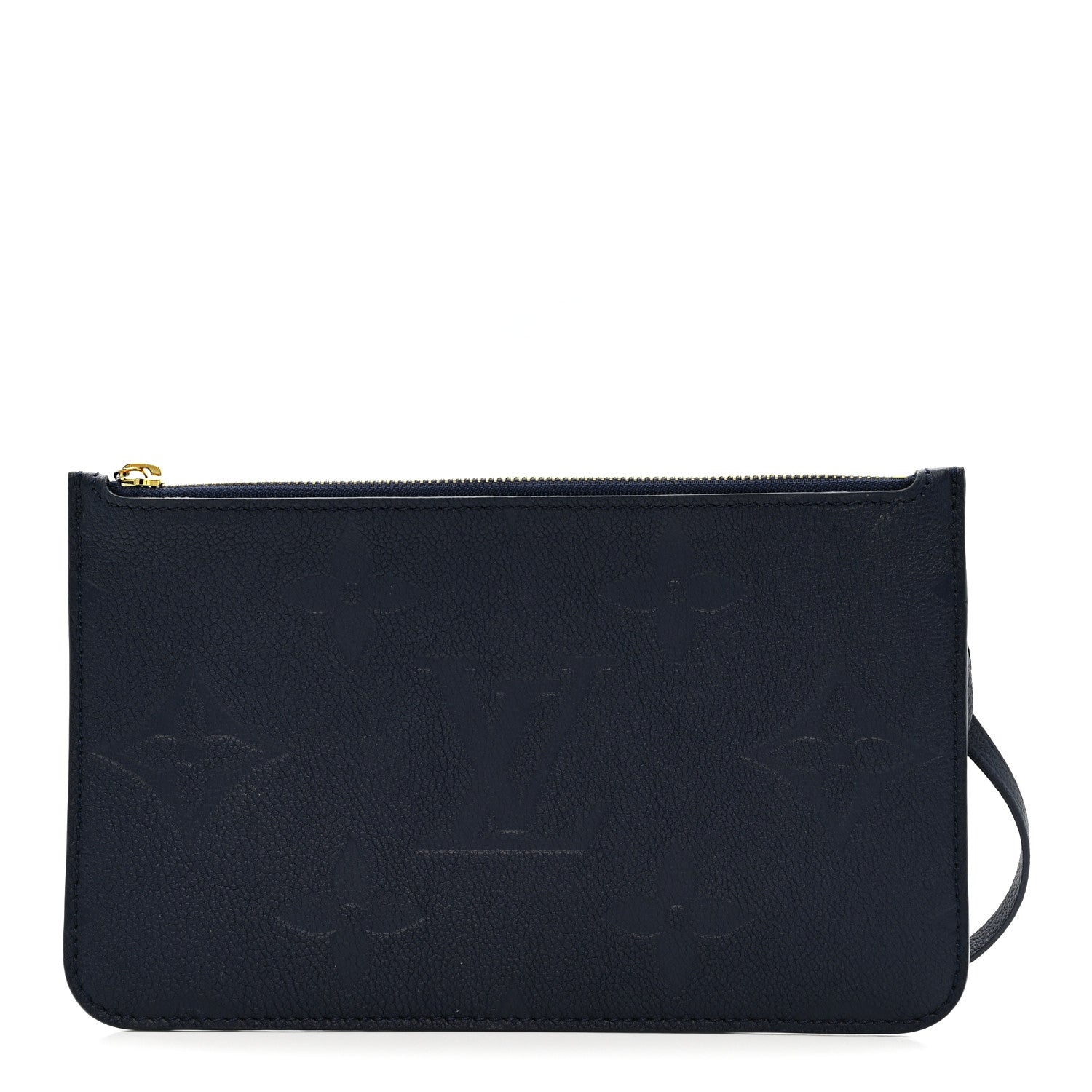 Louis Vuitton Empreinte Monogram Giant Neverfull MM Pochette Navy 1 of 6