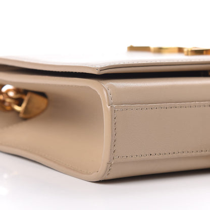 Saint Laurent Calfskin Small Classic Monogram Kate Tassel Satchel Dark Beige 5 of 10
