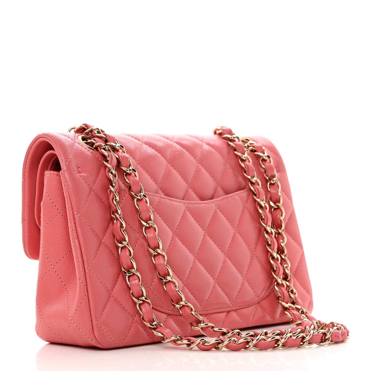 Chanel Caviar Quilted Small Double Flap Pink 2 of 10