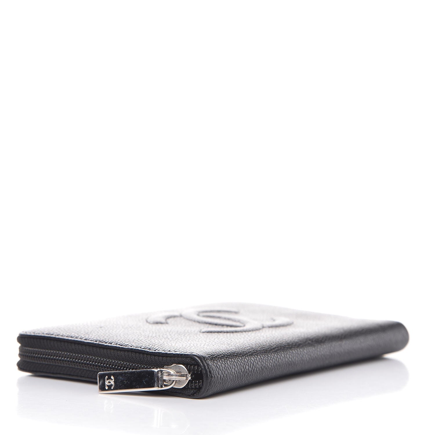 Chanel Caviar Timeless Travel Zip Wallet Black 4 of 8