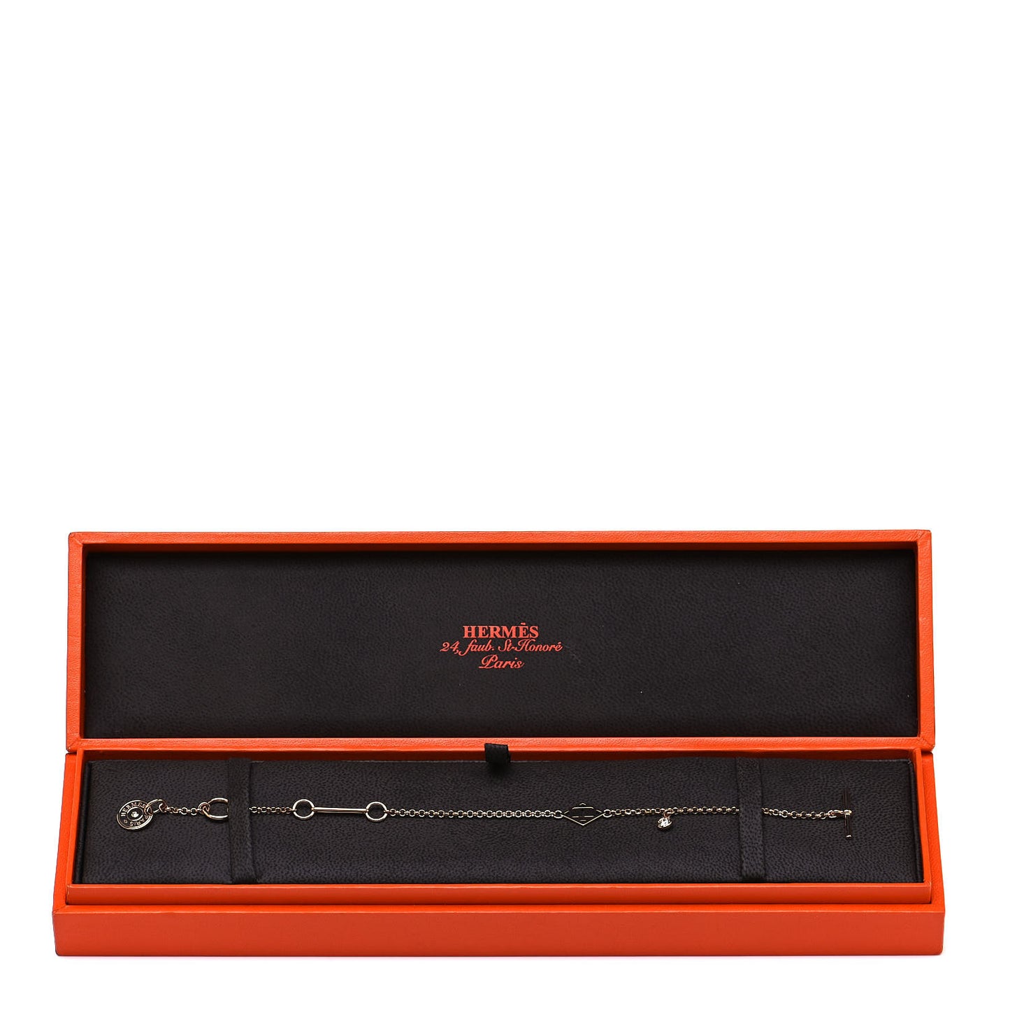 18K Rose Gold Diamond Gambade Bracelet SH