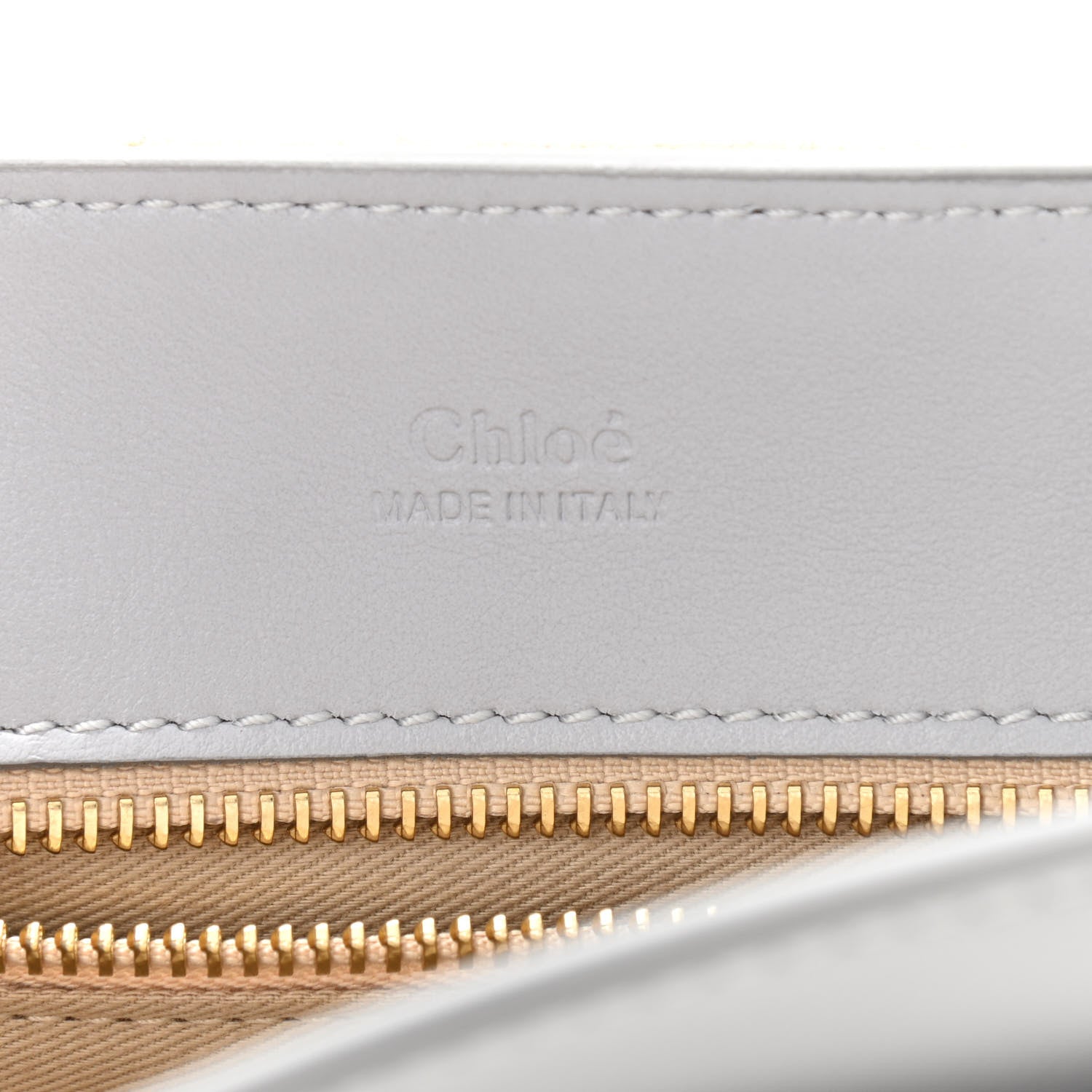 Chloe Calfskin Mini Tess Day Bag Light Cloud 6 of 10