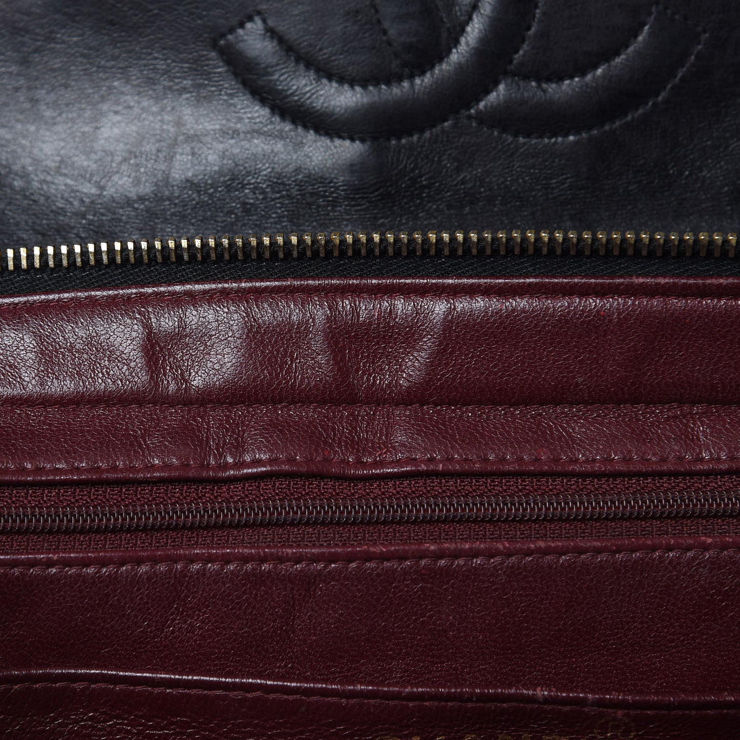 Lambskin Quilted Backpack Black
