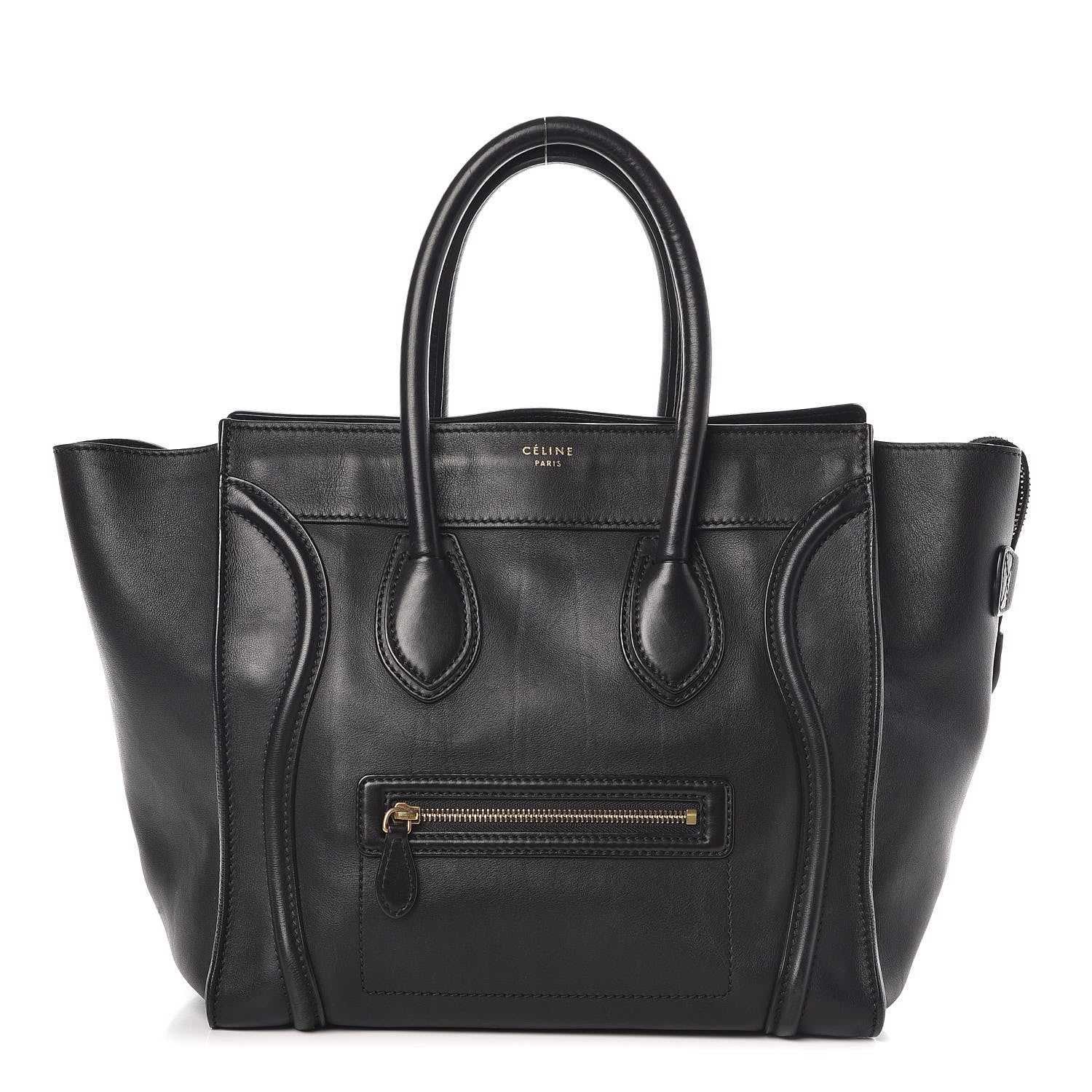 Celine Smooth Calfskin Mini Luggage Black 1 of 27