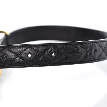 Chanel Calfskin Quilted Dog Collar Black 5 of 5