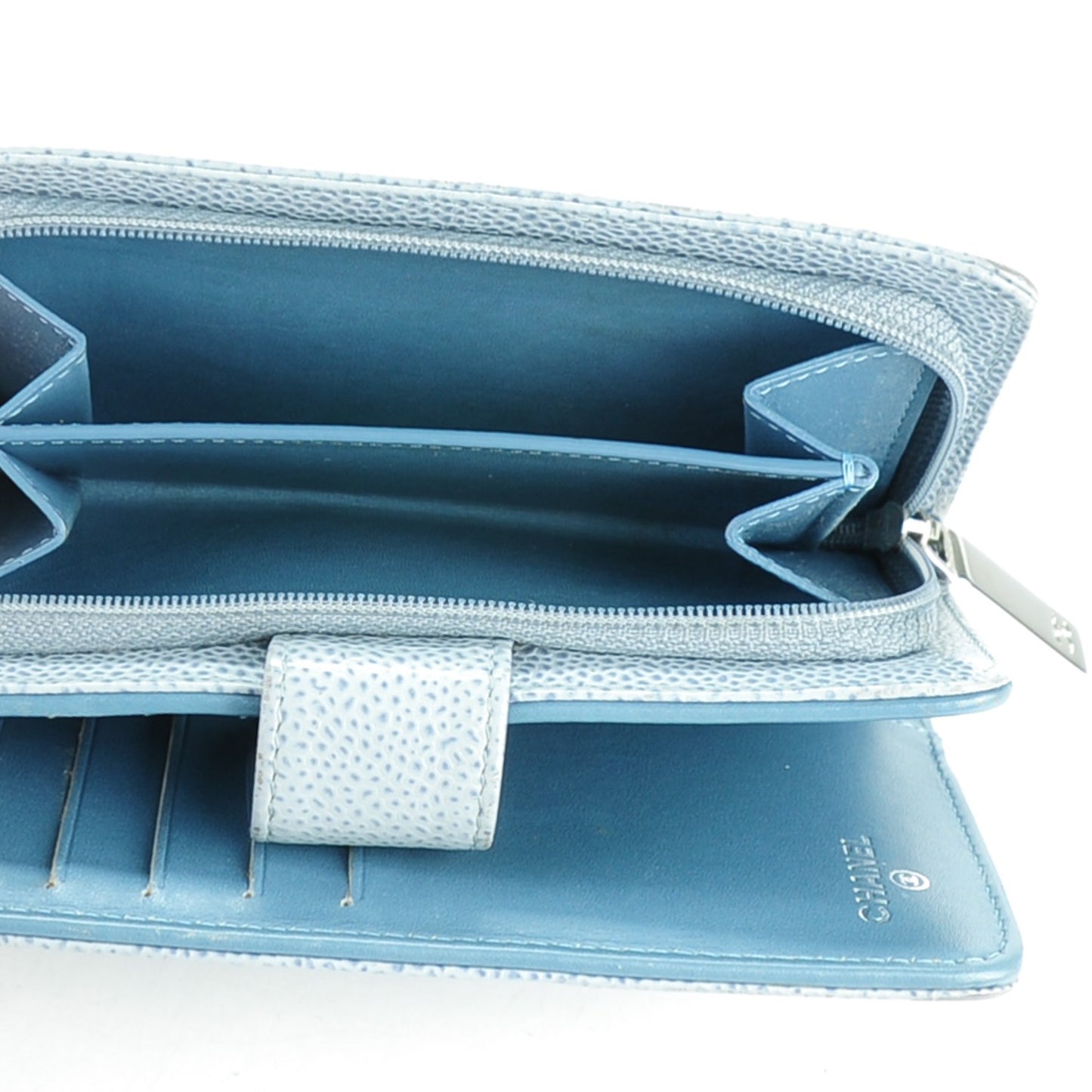 Caviar CC French Wallet Light Blue