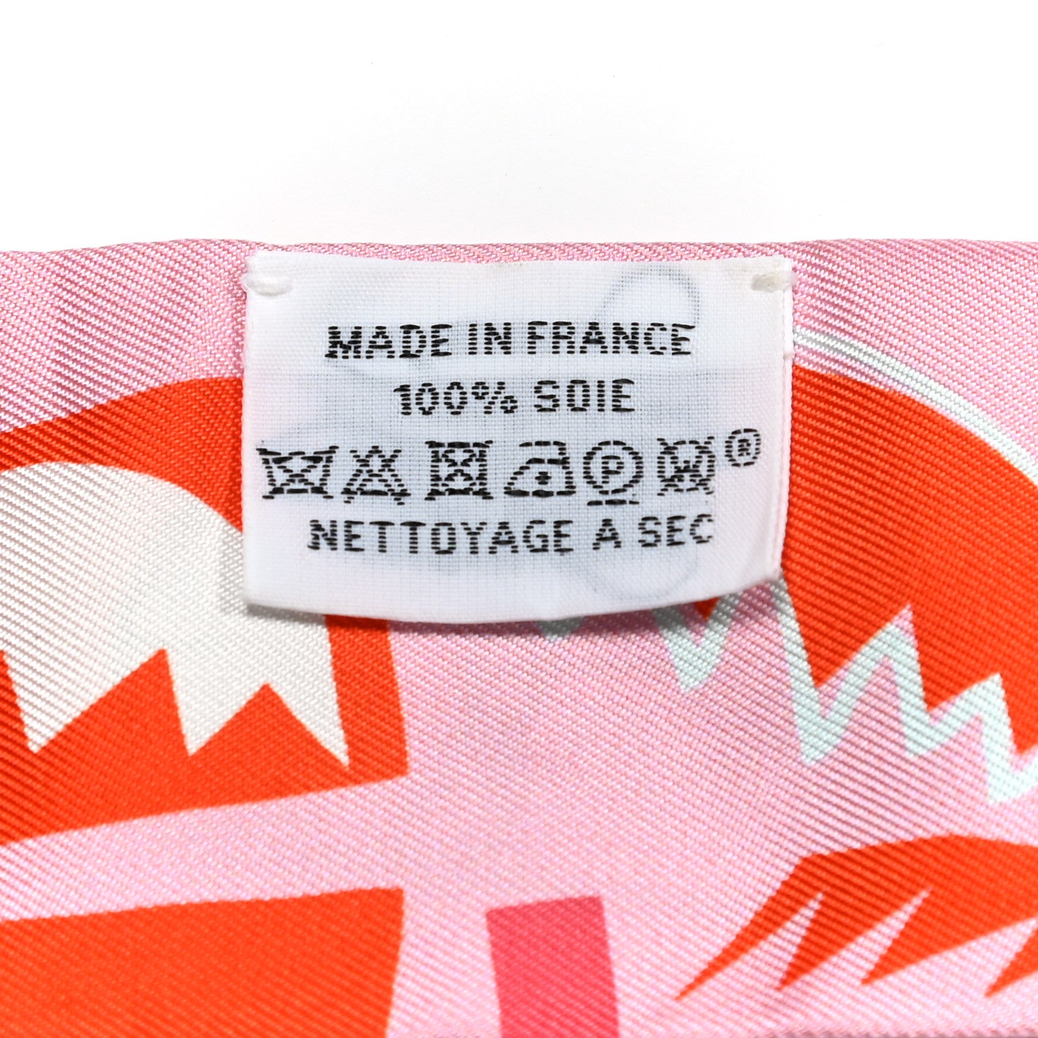 Hermes Silk Sea Surf and Fun Twilly Rose Vermillon Menthol 2 of 5