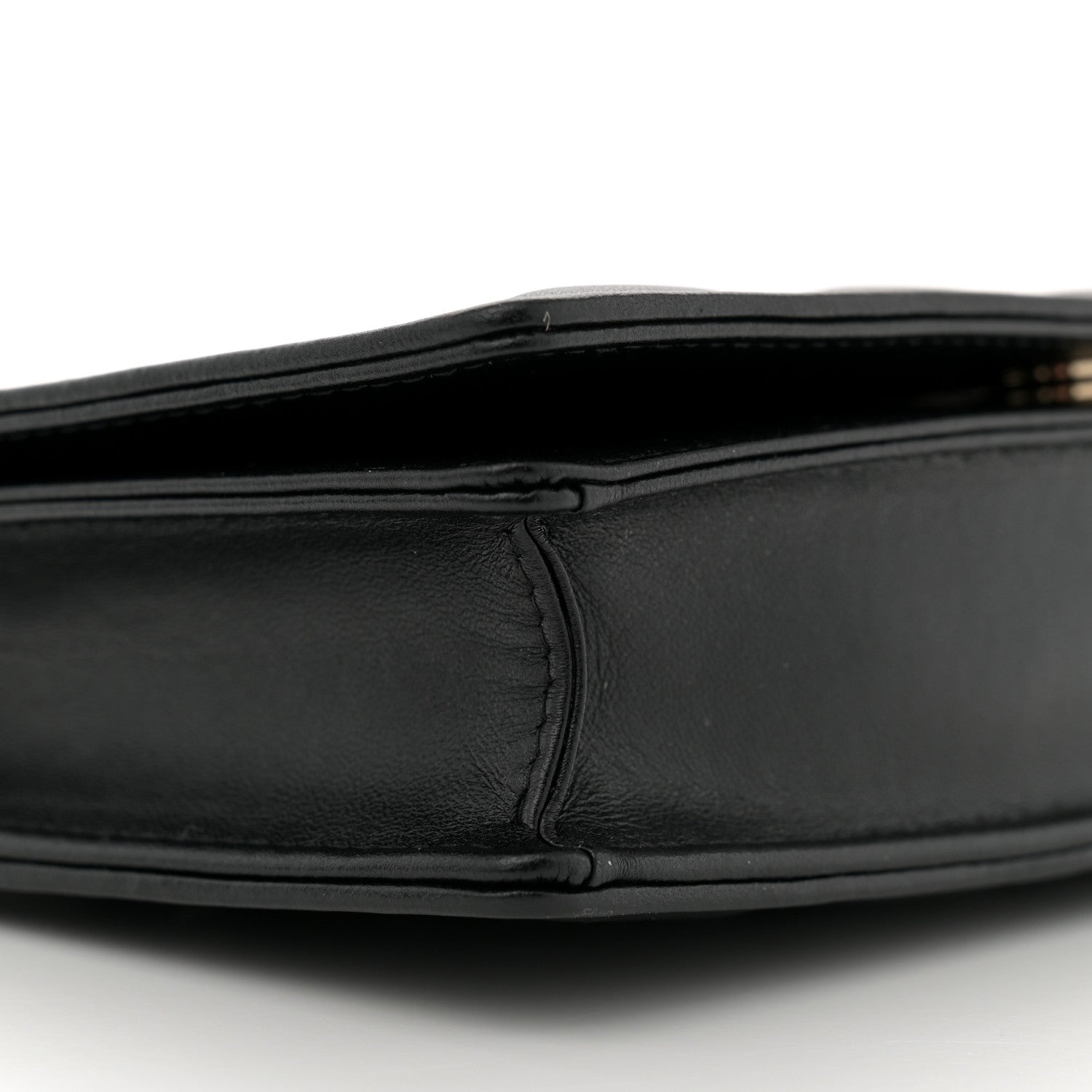 Christian Dior Lambskin Cannage Lady Dior Pouch Black 9 of 10