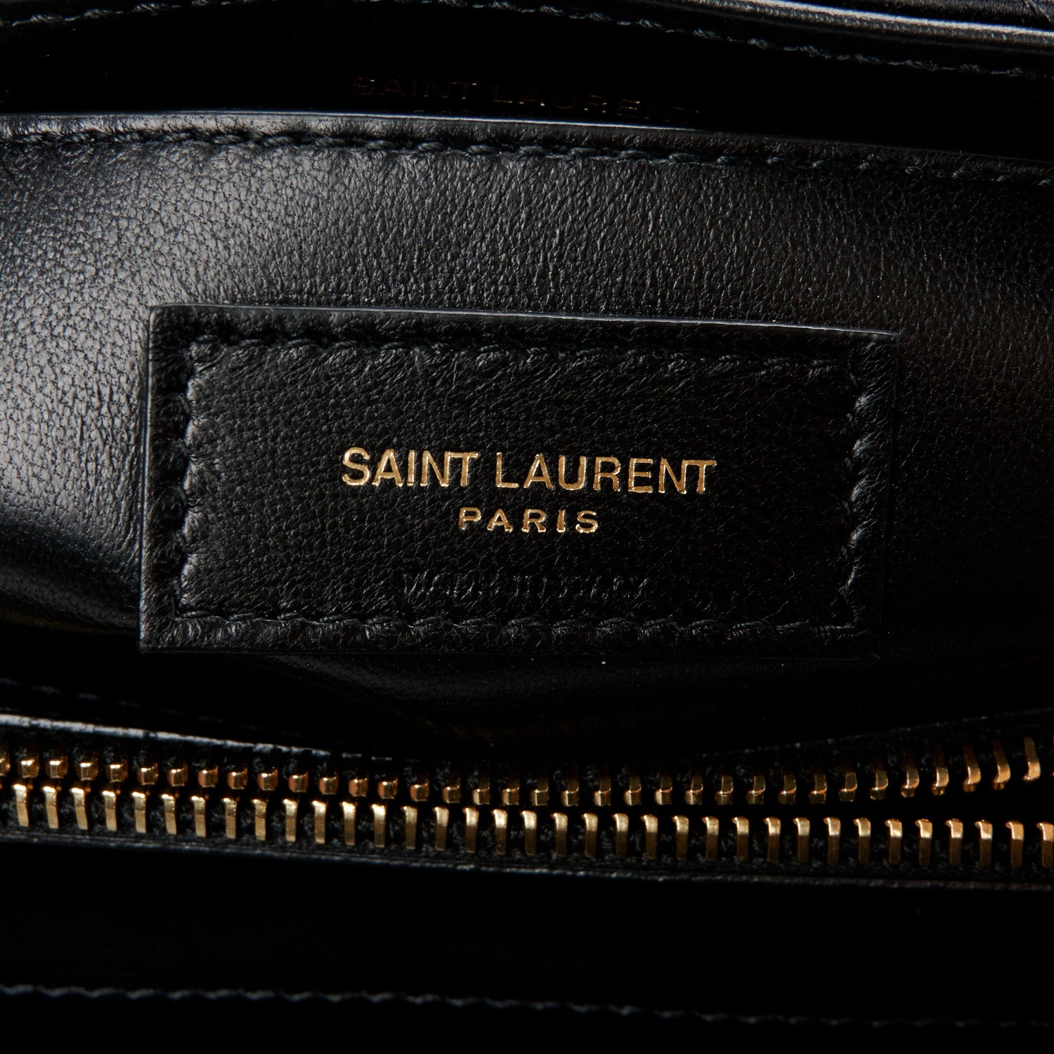 Saint Laurent Sequin Y Quilted Monogram Small Loulou Chain Satchel Black 7 of 11