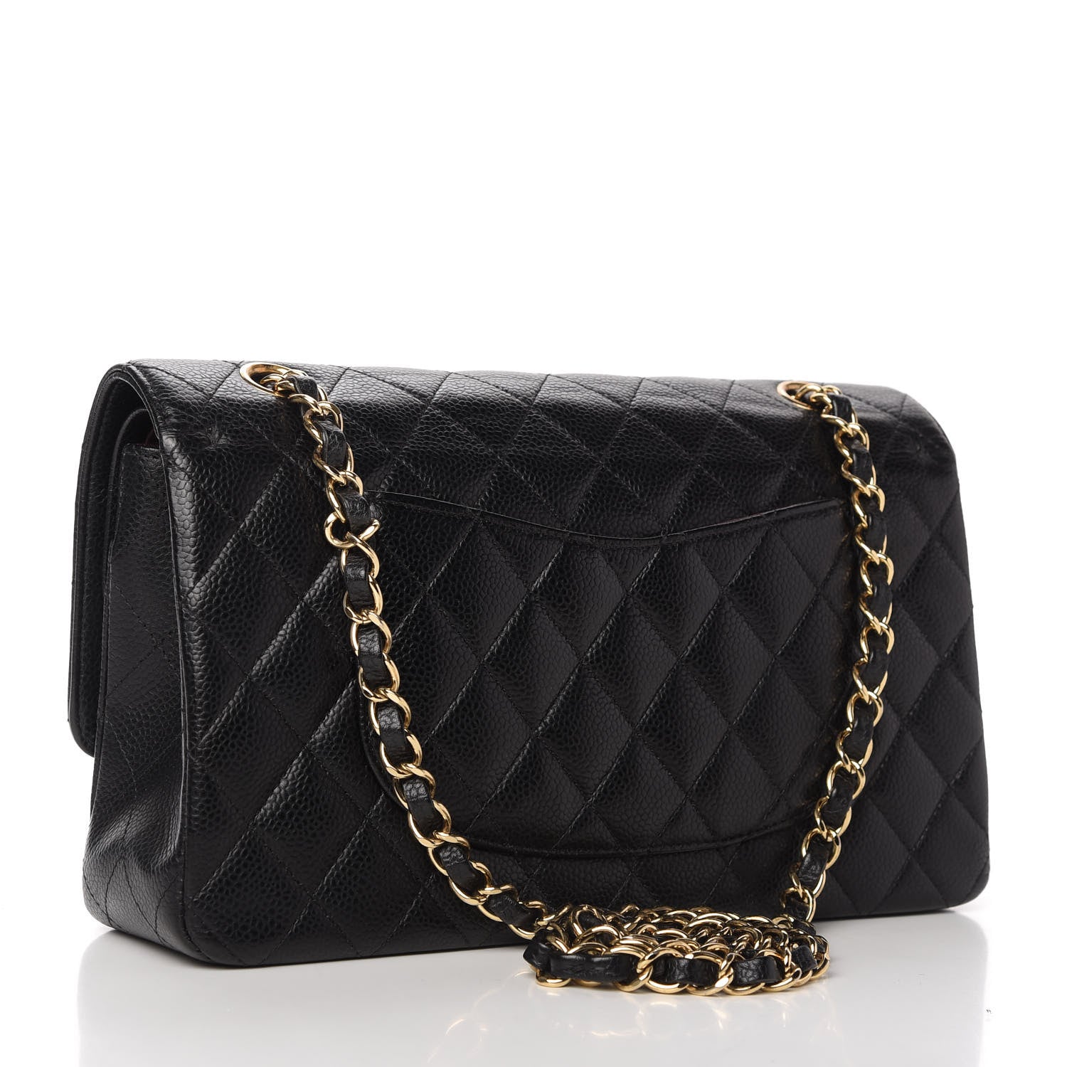 Chanel Caviar Quilted Medium Double Flap Black 3 of 10