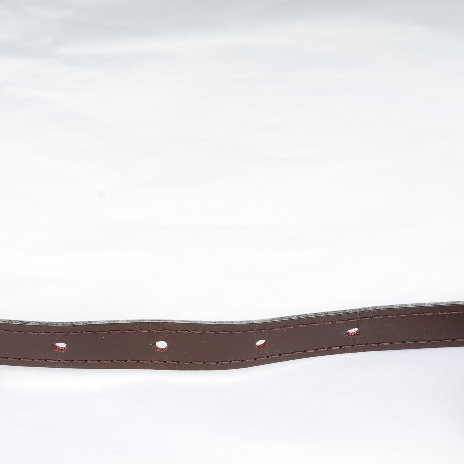 Louis Vuitton Calfskin 16mm Adjustable Shoulder Strap Brown 3 of 5