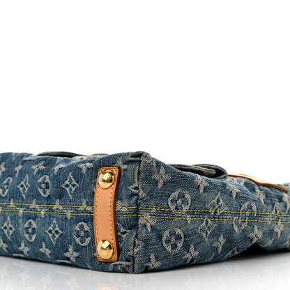 Louis Vuitton Monogram Denim Baggy PM Blue 9 of 11