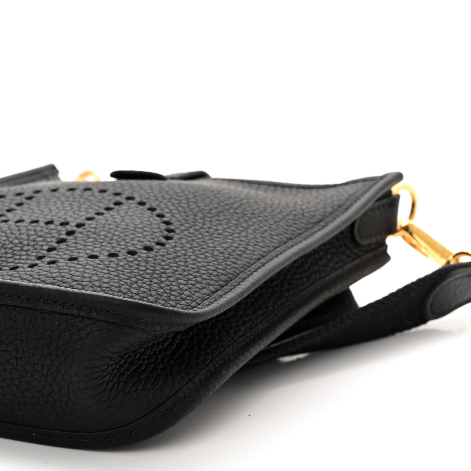 Hermes Taurillon Clemence Evelyne TPM Black 10 of 10