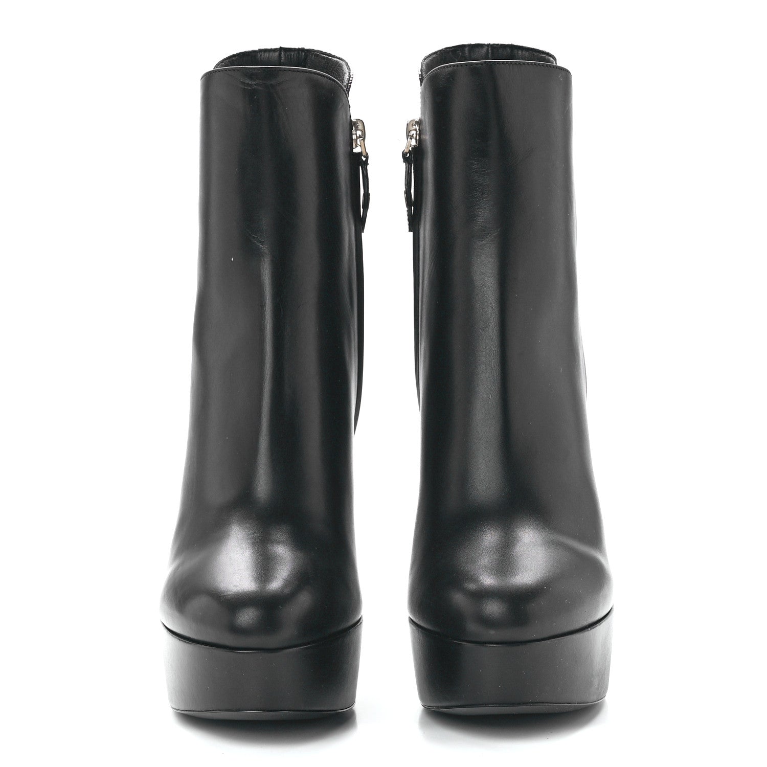 Louis Vuitton Calfskin Monogram Afterglow Platform Ankle Boots 40 Black 2 of 8