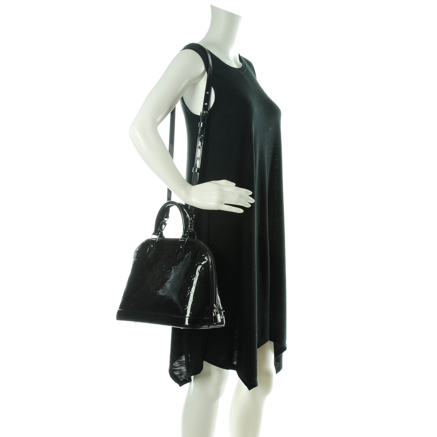Louis Vuitton Vernis Alma PM Noir Magnetique 2 of 10