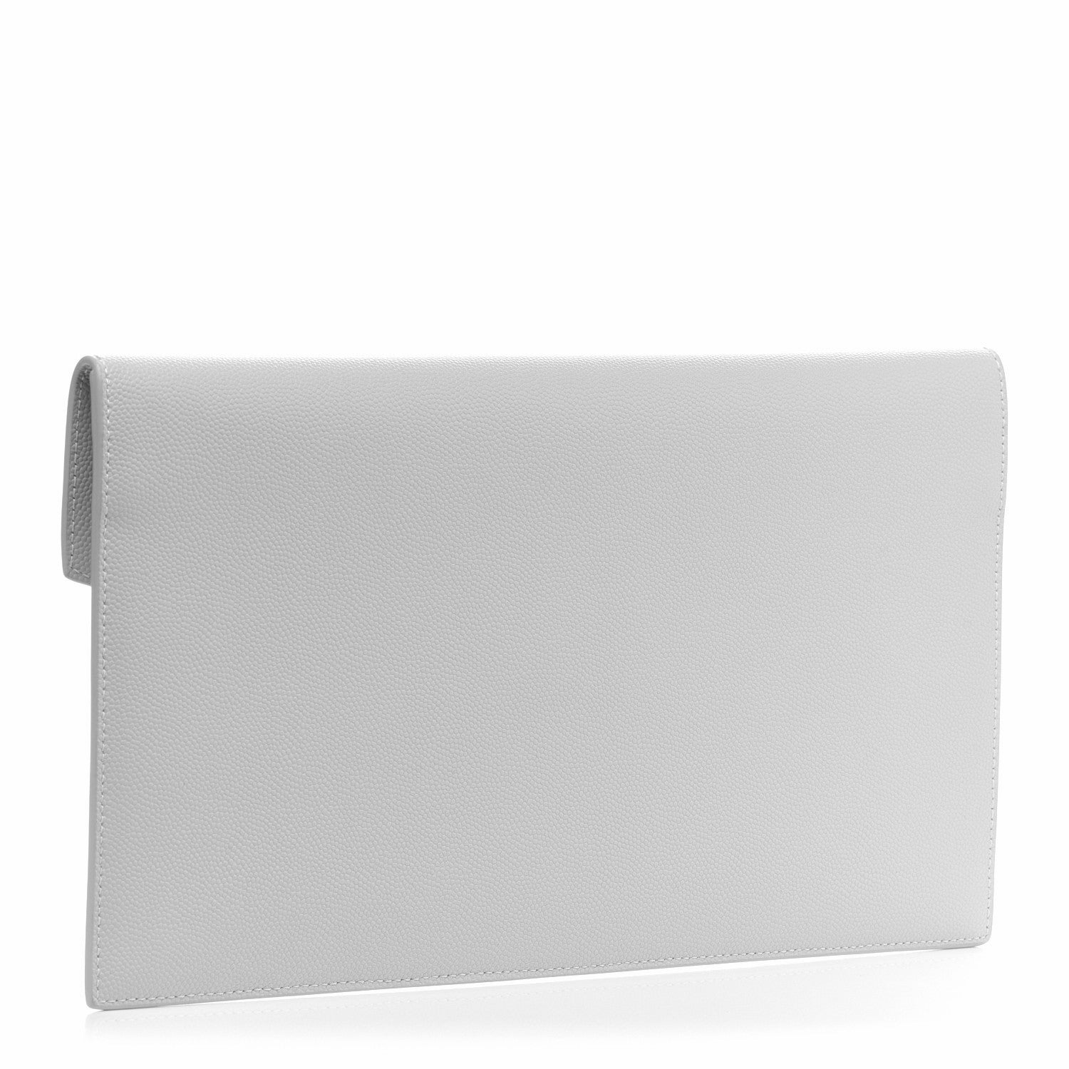 Saint Laurent Grain De Poudre Uptown Pouch Granite 3 of 9