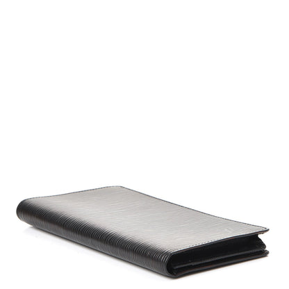 Louis Vuitton Epi Porte Valeurs Checkbook Wallet Black 4 of 7